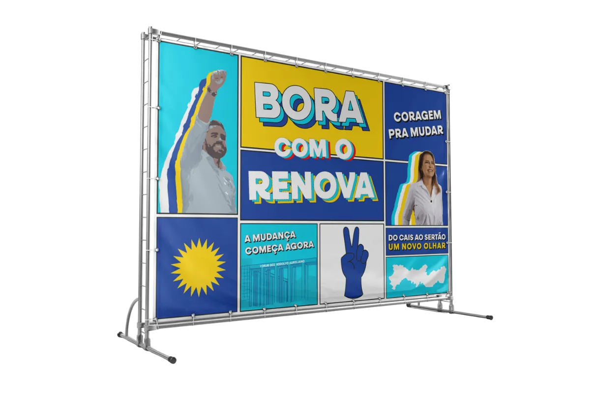 Material impresso da campanha OAB Pernambuco 2024